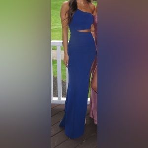 Worn once- Blue prom dress
